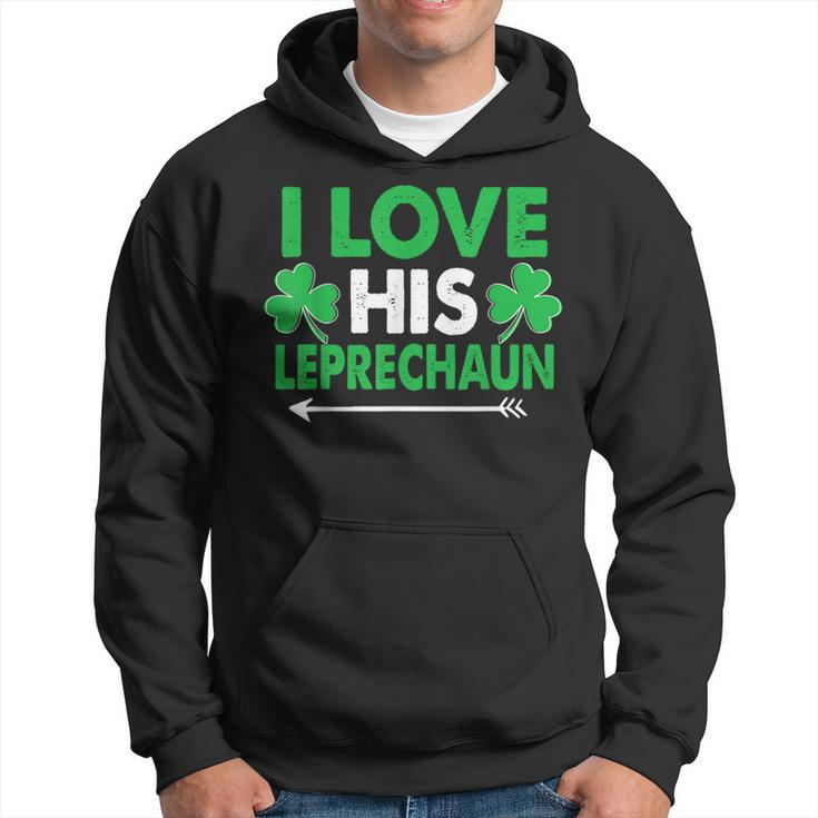 I Love His Leprechaun- St Patrick's Day Couples Hoodie
