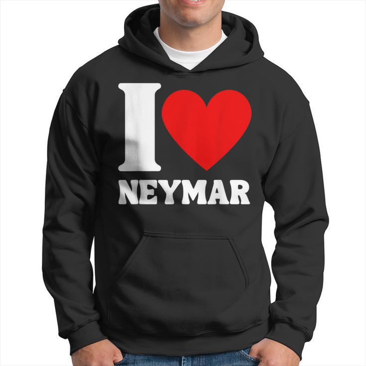 I Love Neymar Heart Family Lover Personalized Name Hoodie