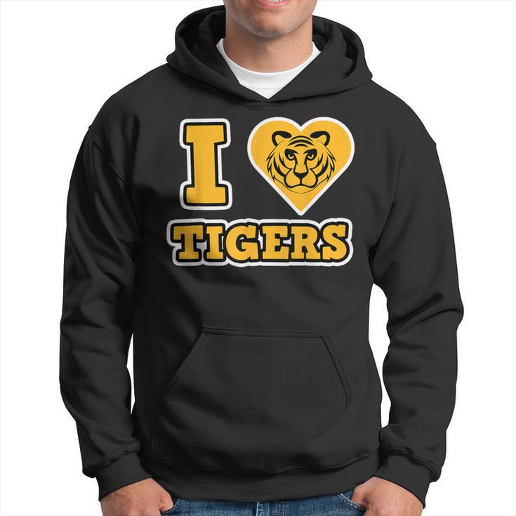 I Love Tigers Tigercat Tiger Hoodie