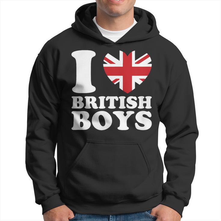 I Love The United Kingdom British Jack Flag Uk Heart Hoodie