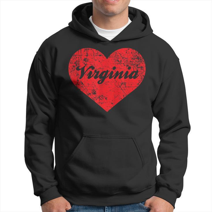 I Love Virginia Heart Southern State Pride Hoodie