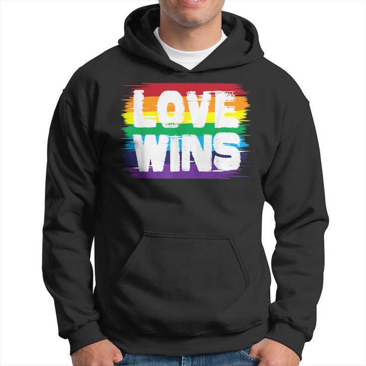 Love Wins Cute Witty Lgbt Community Hoodie