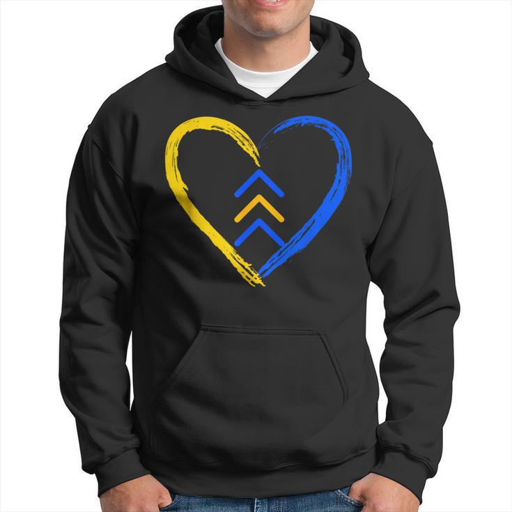 Love World Down Syndrome Awareness Day 3 Arrows In Heart Hoodie