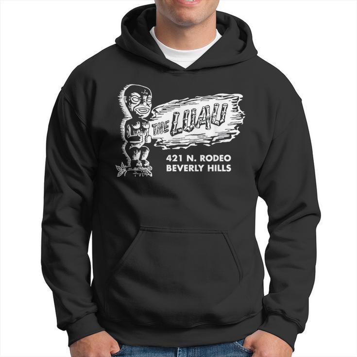 Luau Tiki Bar Beverly Hills Los Angeles Retro Vint Age Hoodie