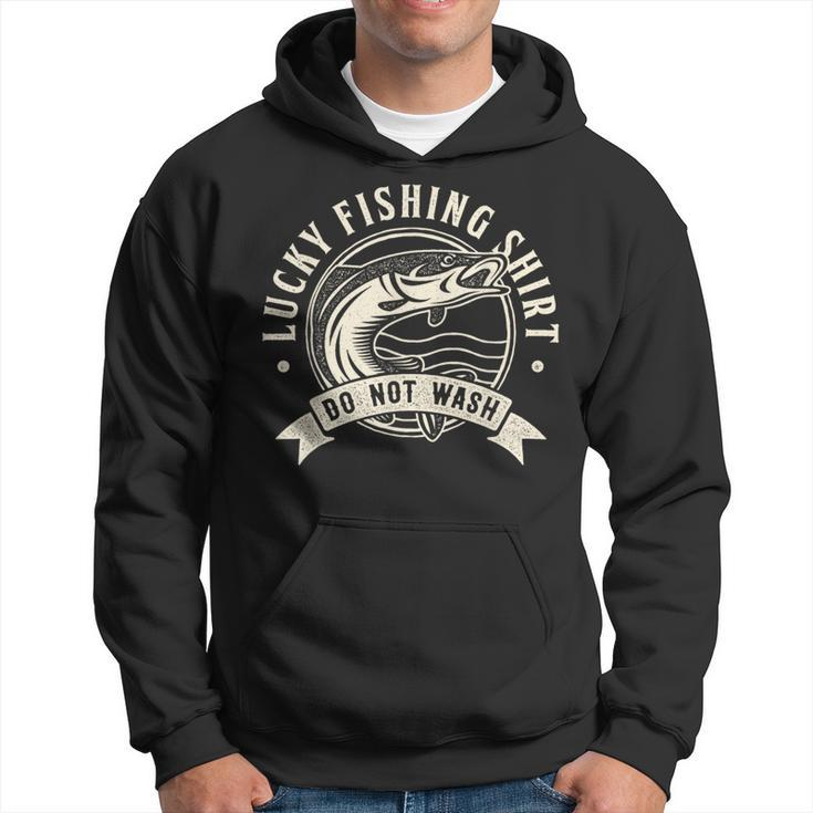 Lucky Fishing Do Not Wash Angler & Fish Long Sleeve T-Shirt - Monsterry