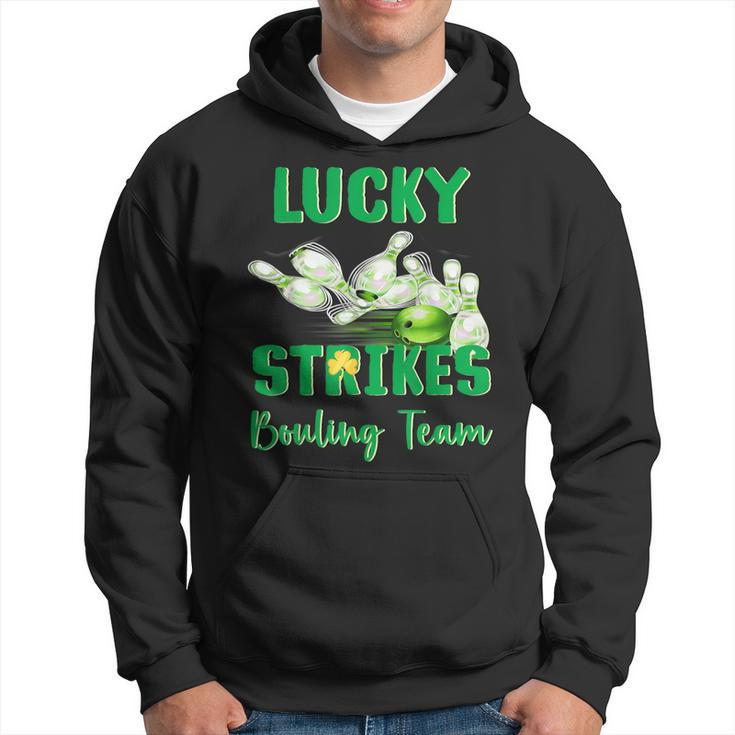 Lucky Strikes Matching Bowling Team St Patrick's Day Hoodie