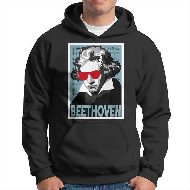 Ludwig Van Beethoven Poster Style Graphic Hoodie