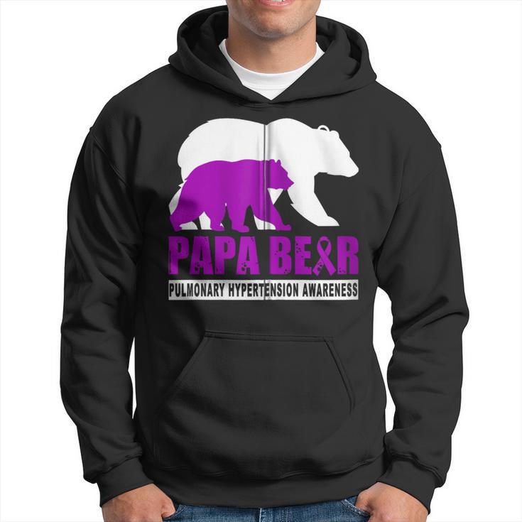 Lungenhochdruck Bewusstsein Papa Bär Unterstützungater Kapuzenjacke Kapuzenpullover