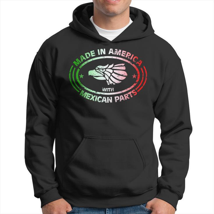 Made In America With Mexican Parts American Pride Hoodie
