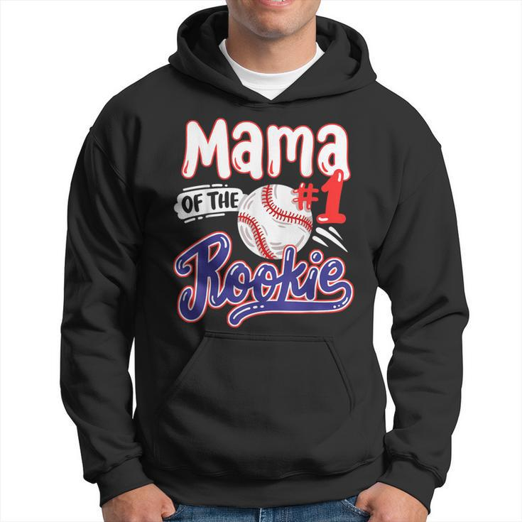Mama Of Rookie 1St Baseball Birthday Party Theme Matching Hoodie