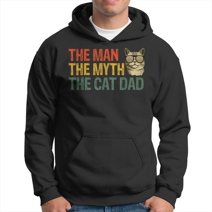 The Man The Myth The Cat Dad Cat Daddy Vintage Hoodie