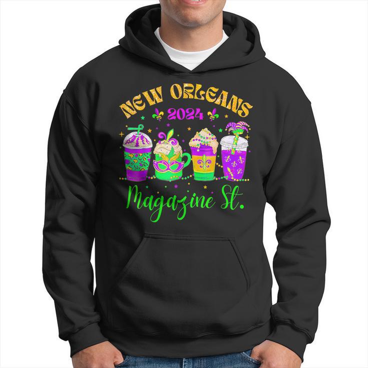 Mardi Gras Celebration 2024 Magazine Street Parade Souvenir Hoodie