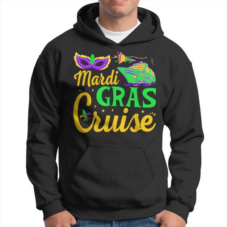 Mardi Gras Cruise New Orleans Carnival Mask Fat Tuesdays Hoodie