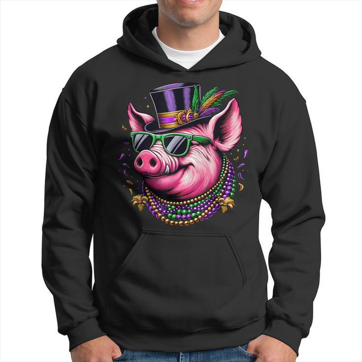 Mardi Gras Pig Hoodie