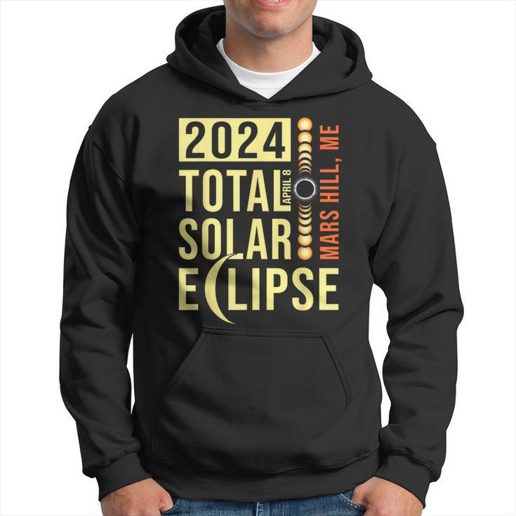 Mars Hill Maine Total Solar Eclipse April 8 2024 Hoodie