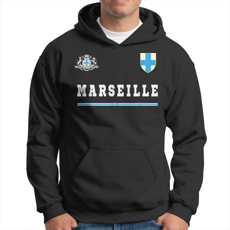 Marseille SportsSoccer Jersey Flag Football Hoodie