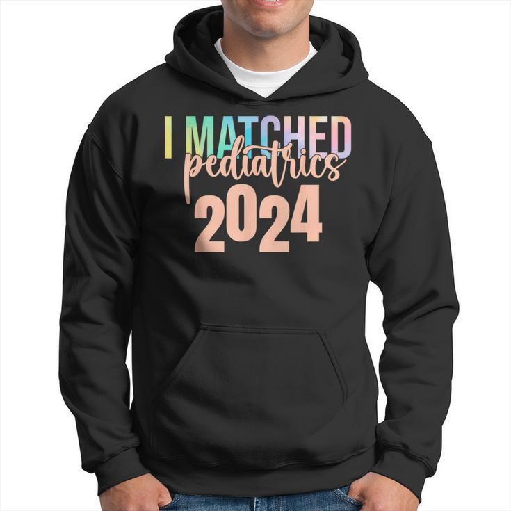 I Matched Pediatrics 2024 Medicine Match Day Tie Dye Hoodie