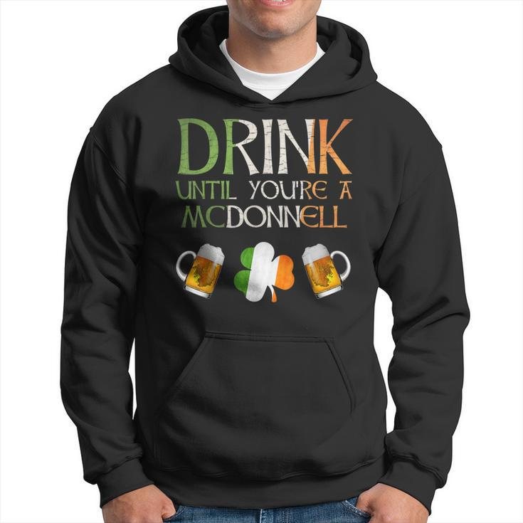 Mcdonnell Family Name For Proud Irish From Ireland Hoodie