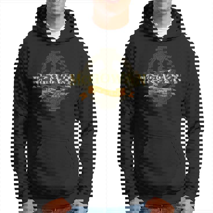 Mcgowan Irish Surname Mcgowan Irish Family Name Celtic Cross Hoodie
