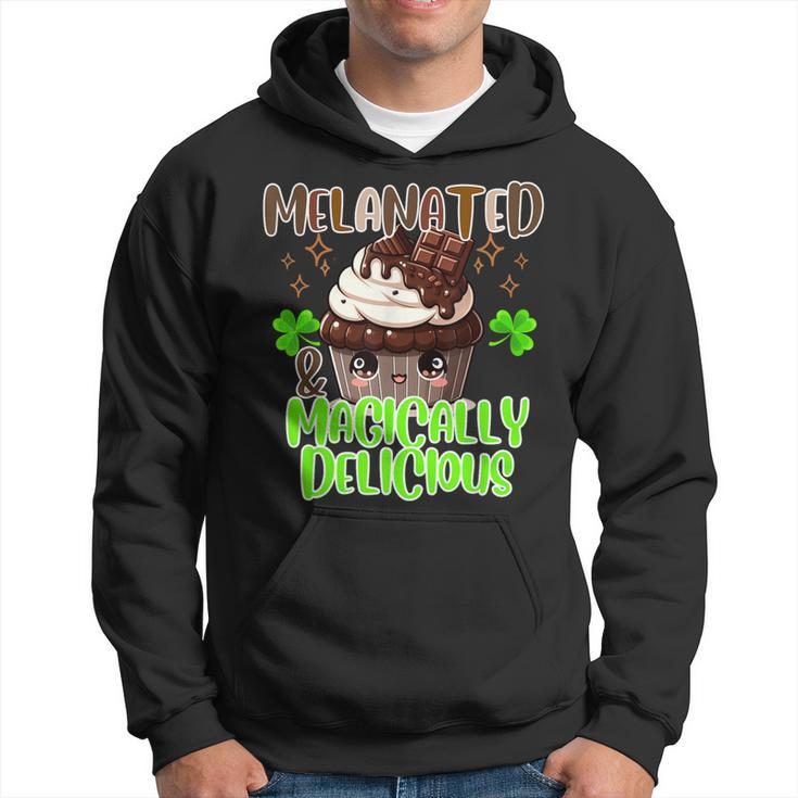 Melanated And Magically Delicious St Patrick's Day Hoodie