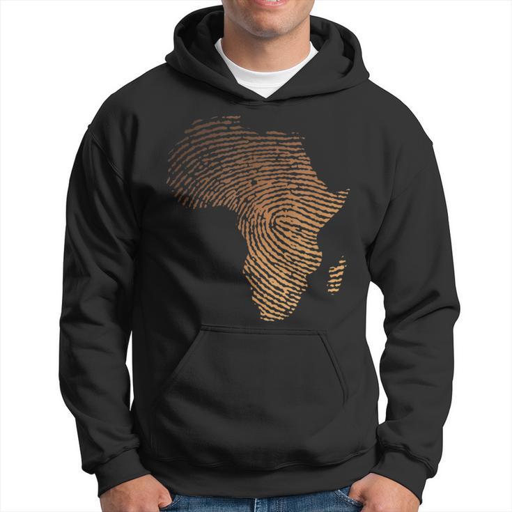 Melanin Shades Africa Map Africa Dna Fingerprint Hoodie