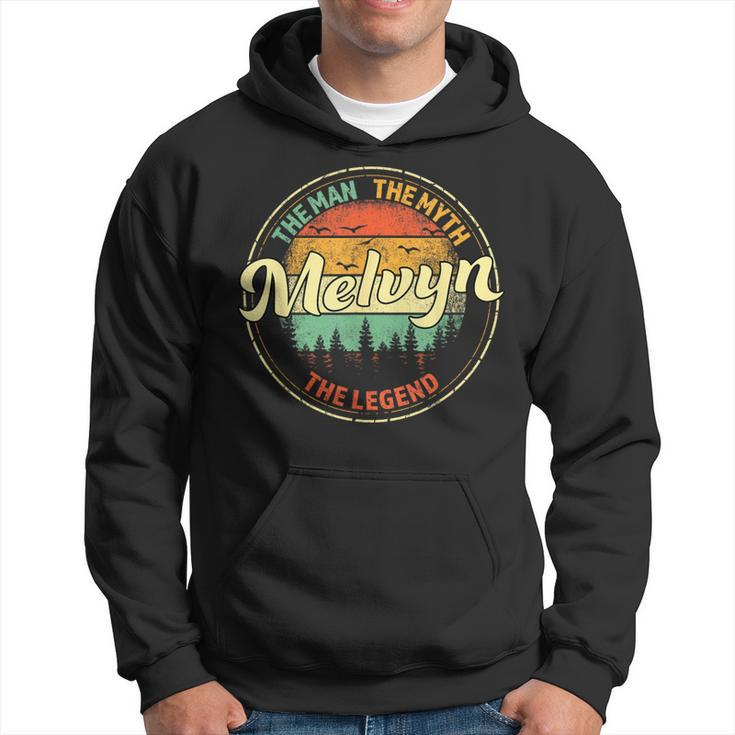 Melvyn The Man The Myth The Legend Personalized Name Hoodie