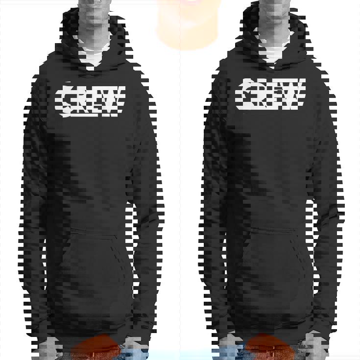 Men's Women's The Word Crew Back Printed Uniform Crew Hoodie