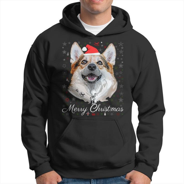 Merry Christmas Corgi Santa Dog Ugly Christmas Sweater Hoodie