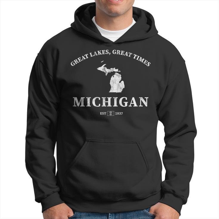 Michigan Great Lakes Great Times Hoodie