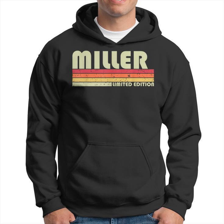 Miller Job Title Profession Birthday Worker Idea Hoodie