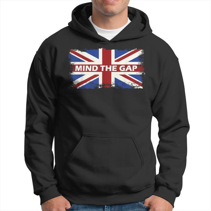 Mind The Gap Union Jack London Flag British Britain Hoodie
