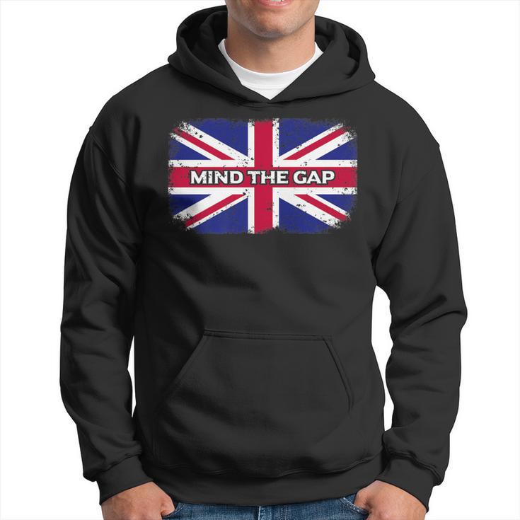 Mind The Gap Union Jack London Flag British Hoodie