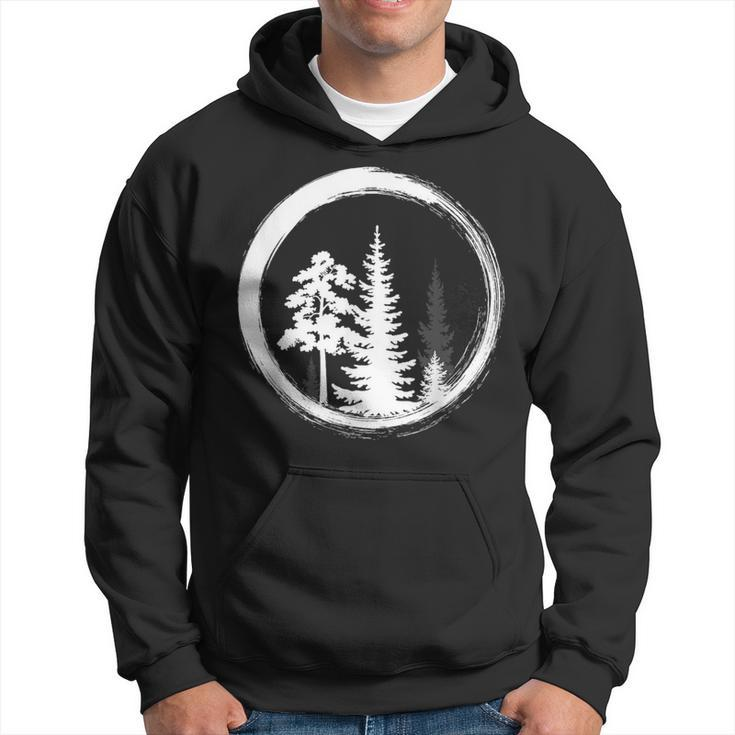 Minimalist Tree Forest Outdoors And Nature Graphic Hoodie