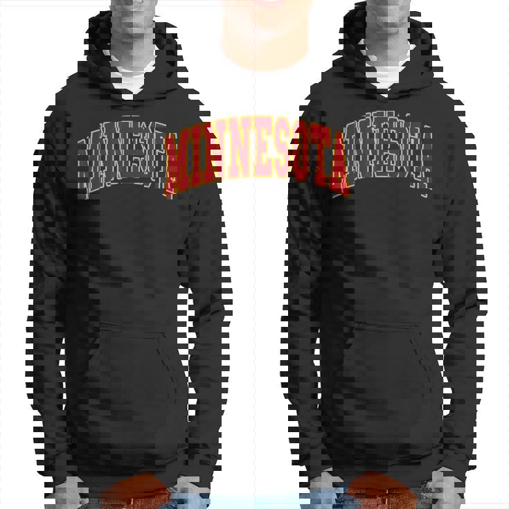 Minnesota Throwback Print Classic Hoodie