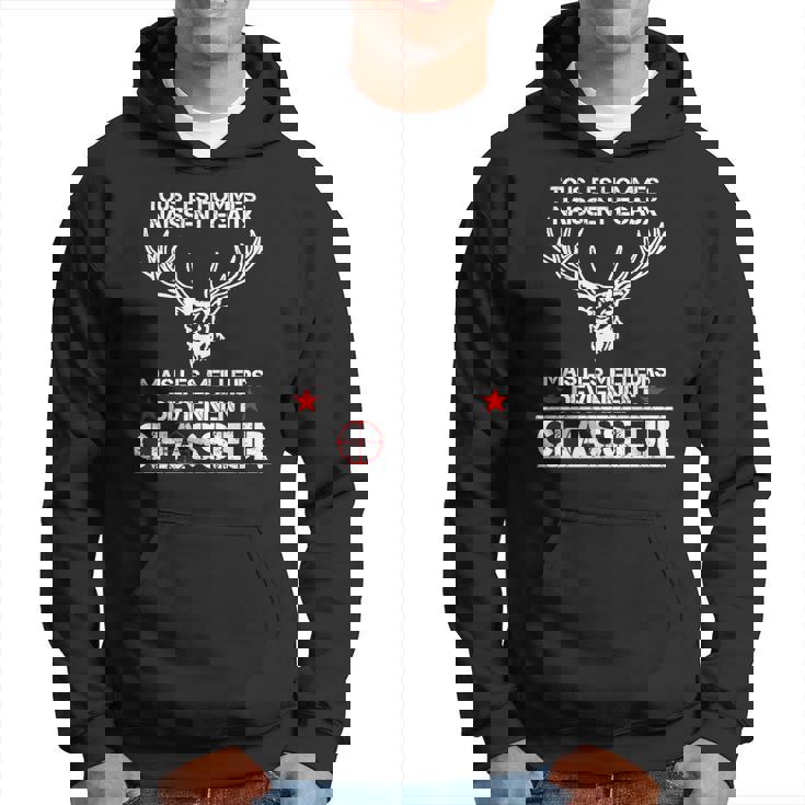 Modèle Pour Chasseur Tète De Cerf Sweat à capuche