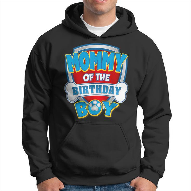 Mommy Of The Birthday Boy Dog Paw Family Matching Hoodie