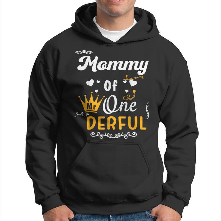 Mommy Of Mr Onederful 1St Birthday First One-Derful Matching Hoodie