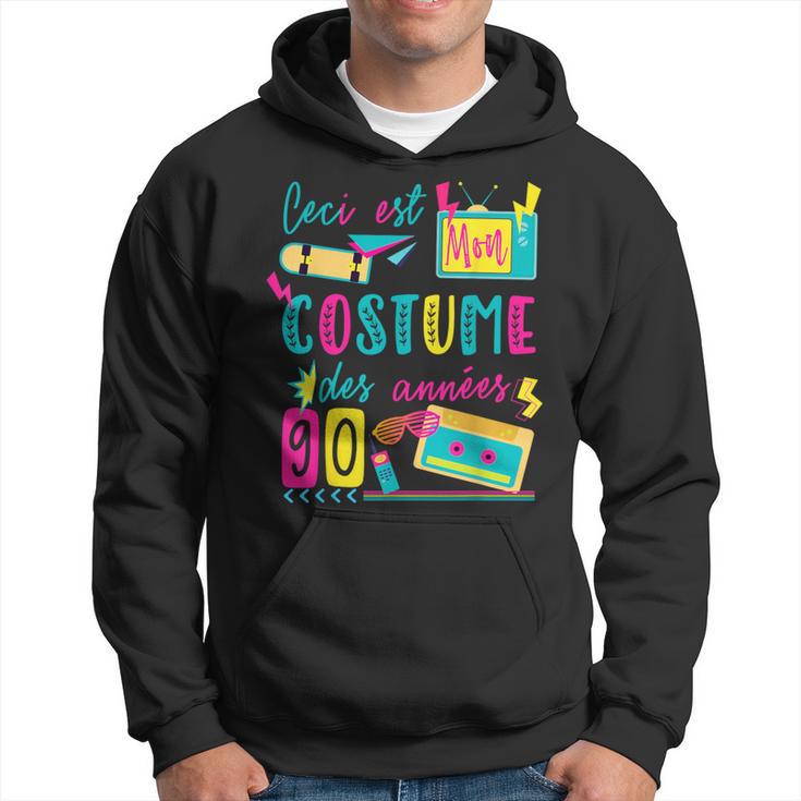 Sweat à Capuche Costume Rétro Années 90 - Déguisement Halloween Et Party Girl Idéal