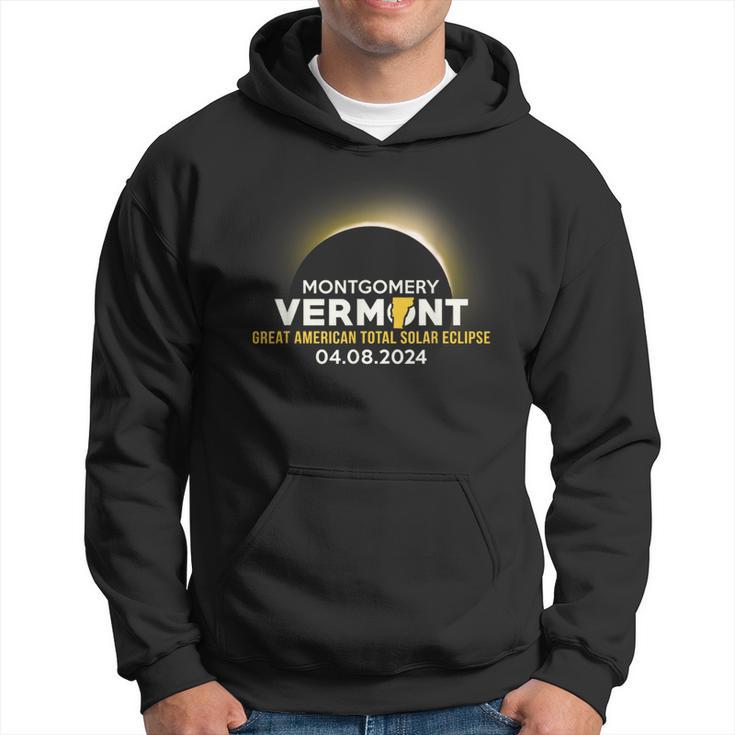 Montgomery Vermont Vt Total Solar Eclipse 2024 Hoodie