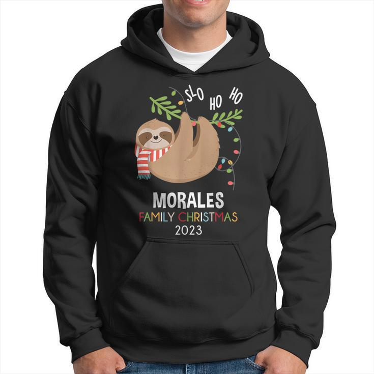 Morales Family Name Morales Family Christmas Hoodie