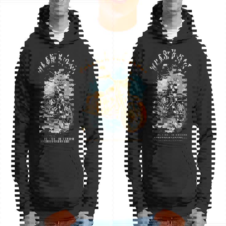 Motorcycle Motorbike Bike Adventure Touring And Exploration Hoodie