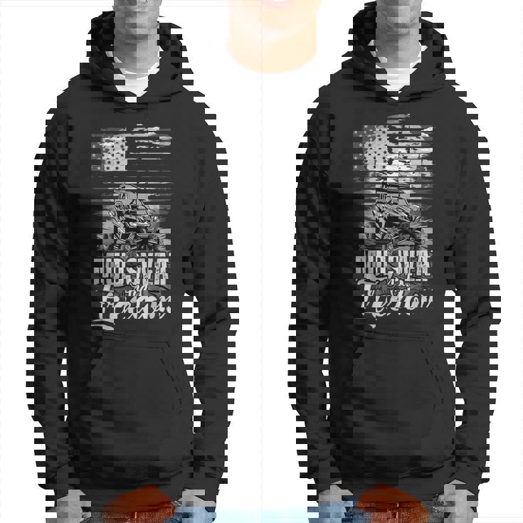 Mud Sweat And Freedom Patriotic American Offroad Sxs Utv Hoodie