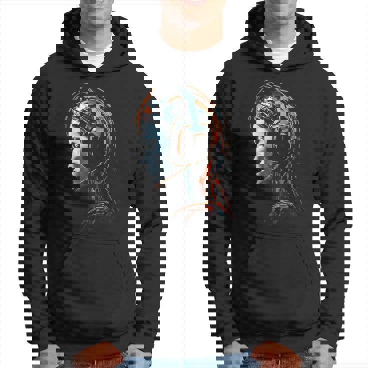 Mujeres Auriculares Arte Abstracto Arte Gráfico Mujer Sudadera