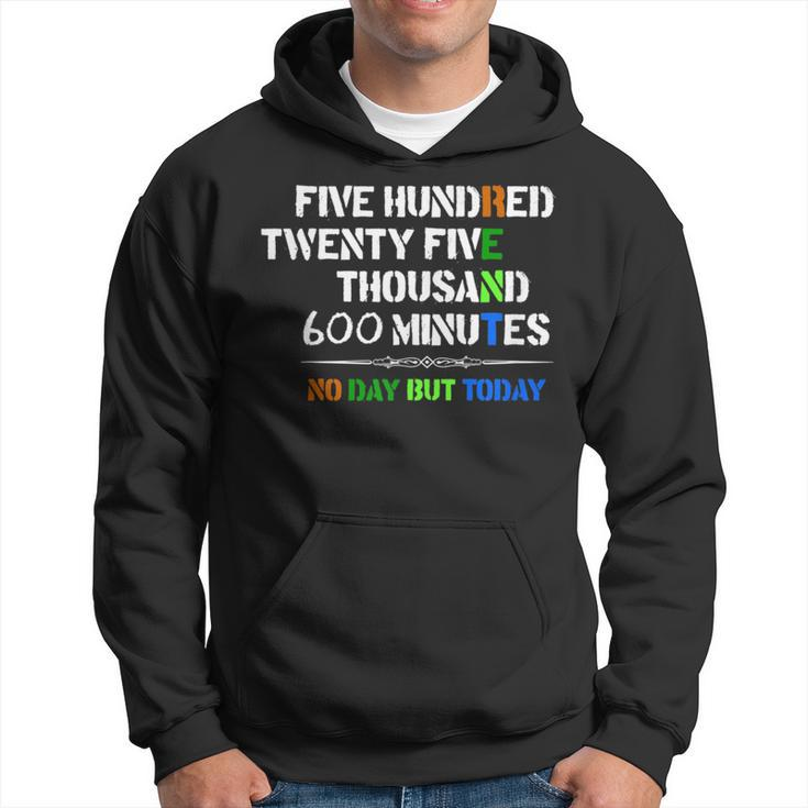 Musical Theatre 525600 Minutes No Day But Today Hoodie