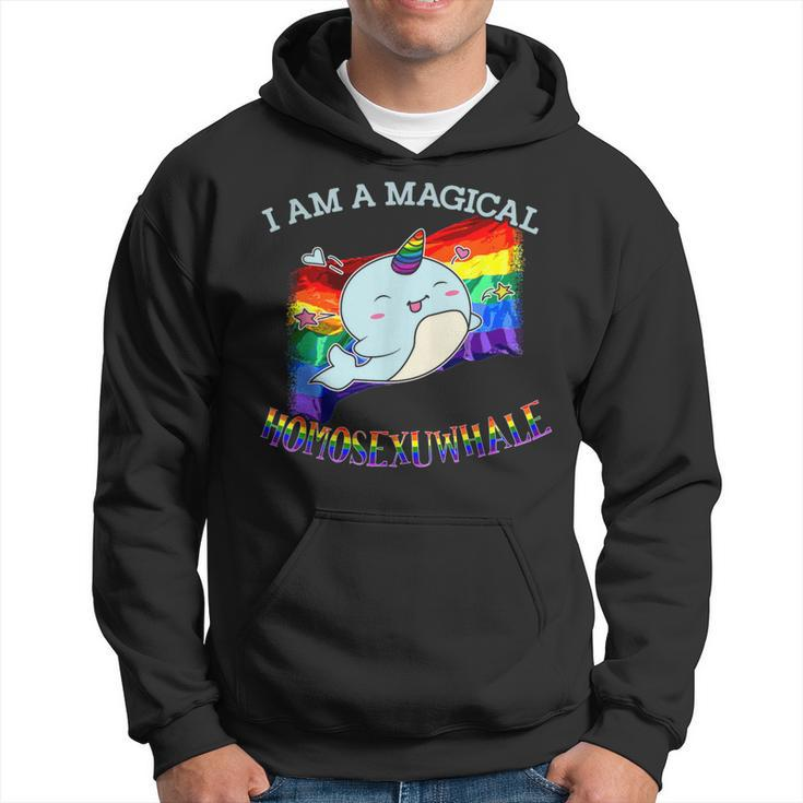 Narwhal Magical Homosexuwhale Ally Gay Pride Month Lgbt Hoodie