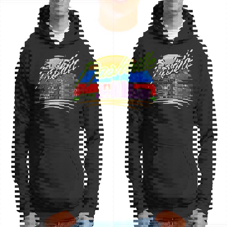 Nashville City Retrointage Nashville Tennessee Tn Sudadera