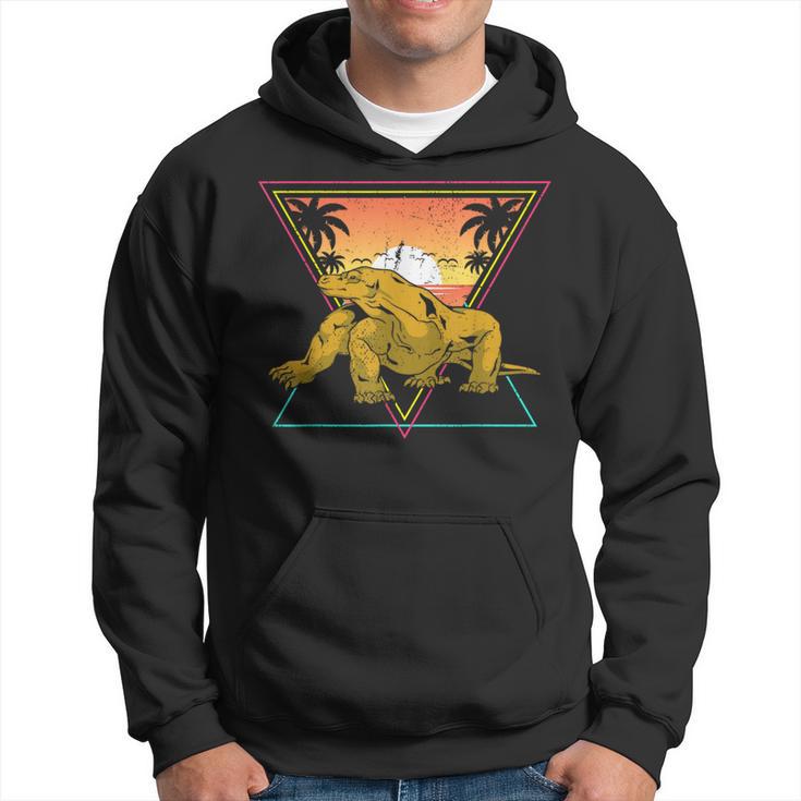 Nature Tropical Lizard Reptile Animal Sunset Komodo Dragon Hoodie