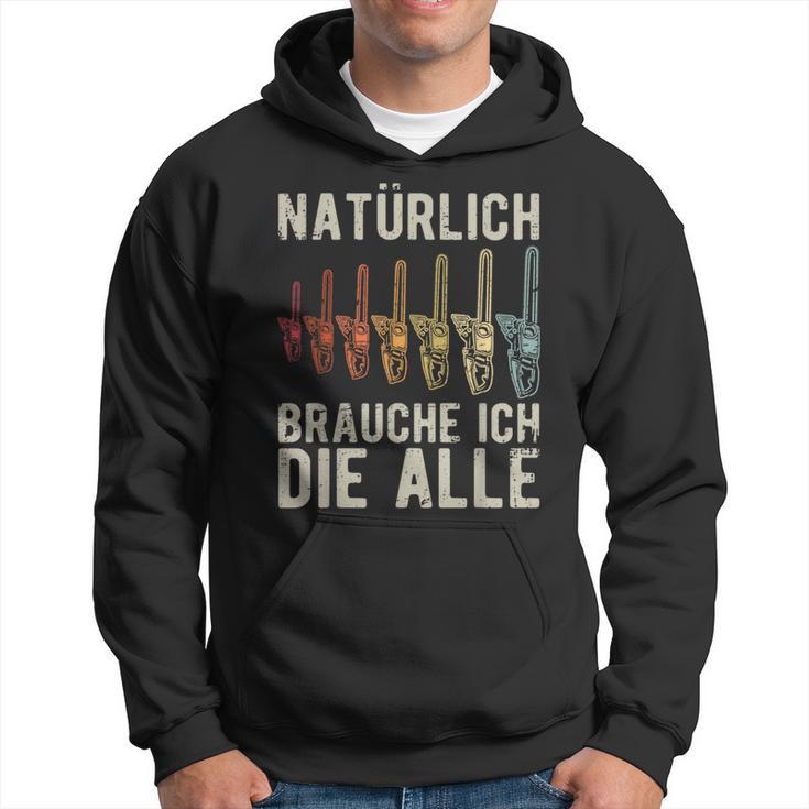 With Natürlich Brauche Ich Die Alle Chainsaw Motif S Kapuzenpullover