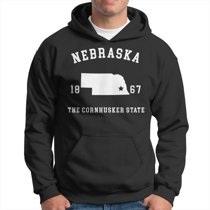 Nebraska Cornhusker State Vintage T Hoodie