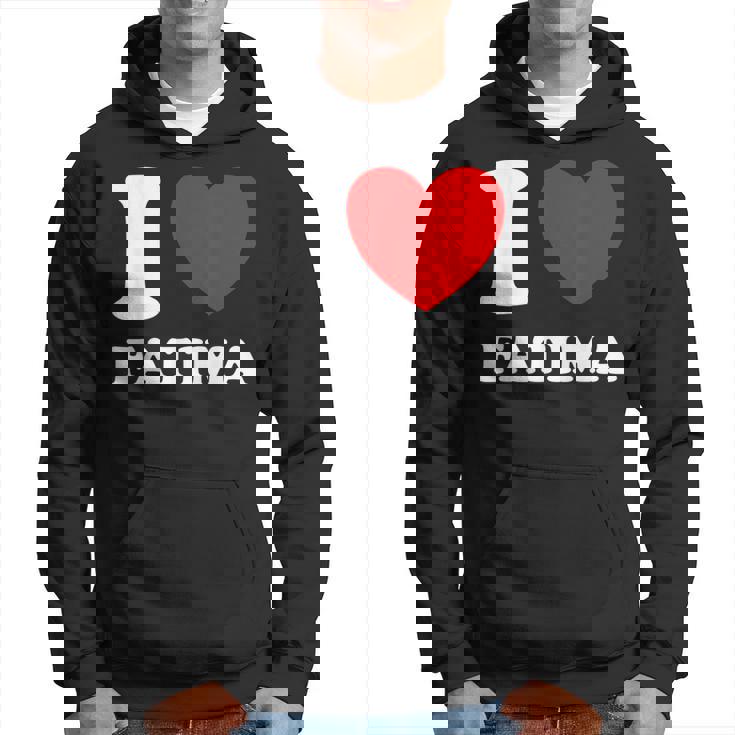 Negro Blanco Me Encanta Fátima Sudadera